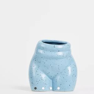 NWT Monki Blue Body Pot Vase